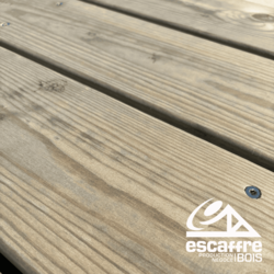 lame PIN DU NORD  US-AB - 27 x 145 mm - 4.20 ml - 2 faces lisses - classe 3 Gris